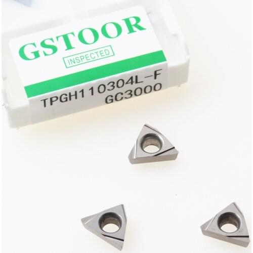 10PCS TPGH110304L F TPGH060102L F TPGH090202L F TPGH110304L W GC3000 Ceramic Boring Inserts Lathe Tool Parts Turning Tools