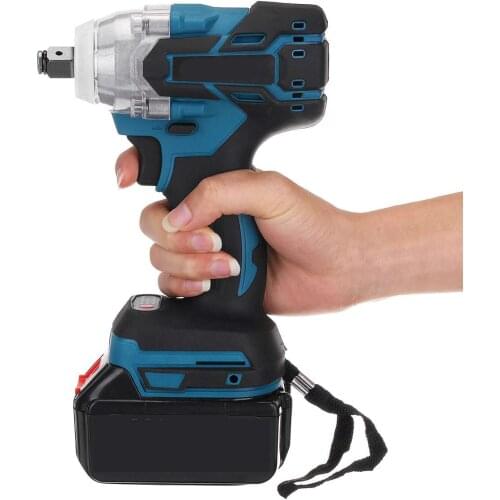 18V Batterry Electric Impact Wrench 388vf 520N.M Brushless Cordless 1/2 inch Power Tools 2X15000Amh Li Battery Adapt to Makita