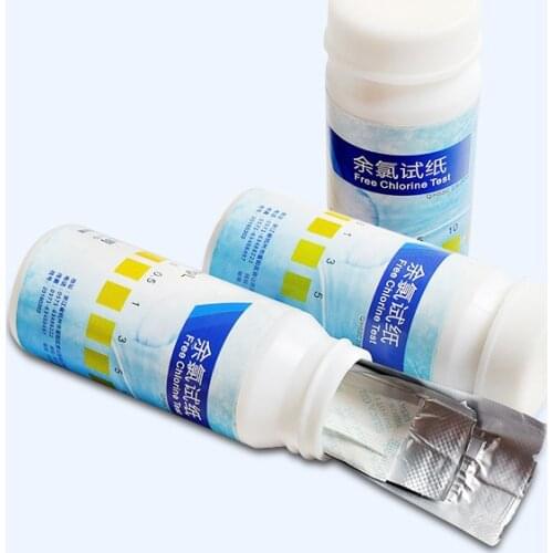 2boxes/2rolls/2bottles/pack Lab 0-25mg/l 0-10mg/l 10-2000mg/l chlorine measuring test paper residual chlorine paper