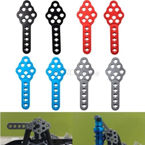 2PCS / 4PCS CNC Metal Shock Absorber Mount Adjust Height Angle Stand for RC Crawler Car Axial SCX10 90046 D90 D110