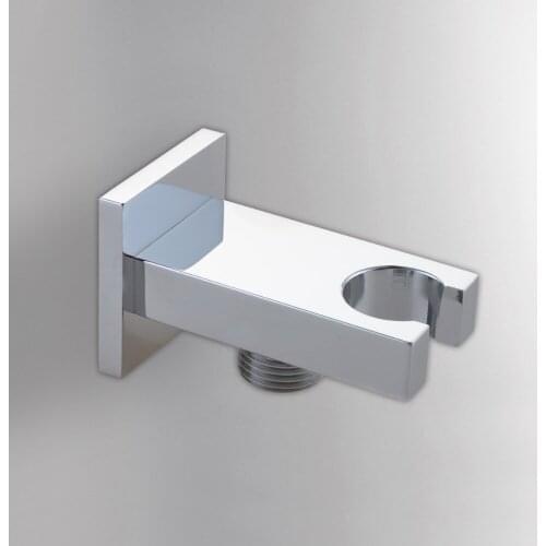 Shower accessories Brass Shower Head Holder Support Rack with Hose Connector Wall Elbow Unit Spout water inlet angle valve-254