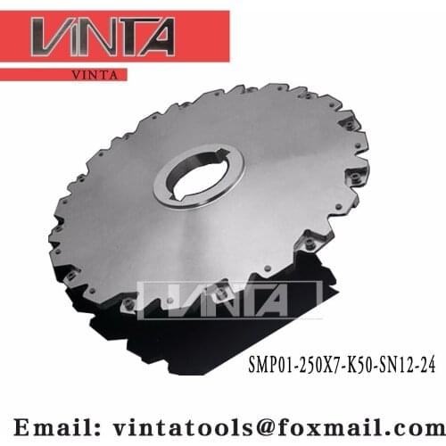 Free shipping SMP01-250X7-K50-SN12-24 Indexable Milling cutter matched carbide insert XSEQ1204