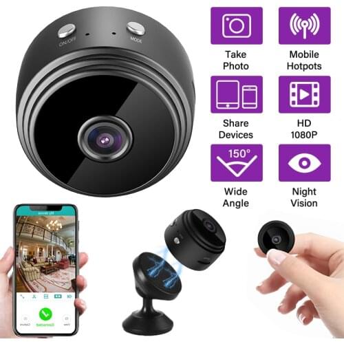 A9 Mini Camera Original 1080P IP Camera smart Home Security IR Night Magnetic Wireless Mini Camcorder Surveillance Wifi Camera
