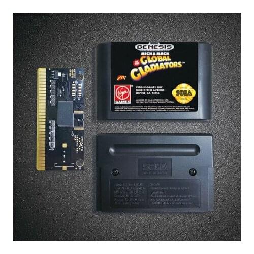 Mick & Mack as the Global Gladiators - 16 Bit MD Game Card for Sega Megadrive Genesis Video Game Console Cartridge