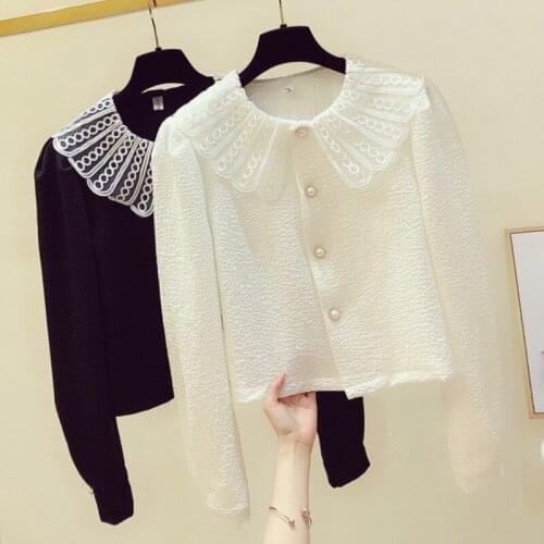 Fashion Elegant Women Tops Blouse Long Sleeve Vintage Fashion Office Lady Shirt Chic Korean Spring Autumn Shirts 2021 Blusas