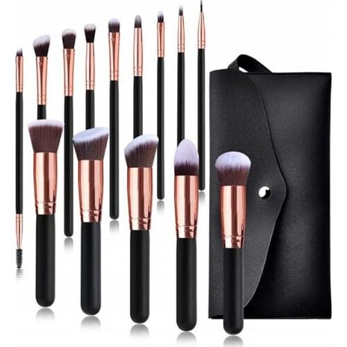 14pcs Makeup Brushes Set Foundation Concealer Powder Blusher Eyeliner Eyebrow Eyeshadow Lip Make Up Brush For Cosmetic Tool