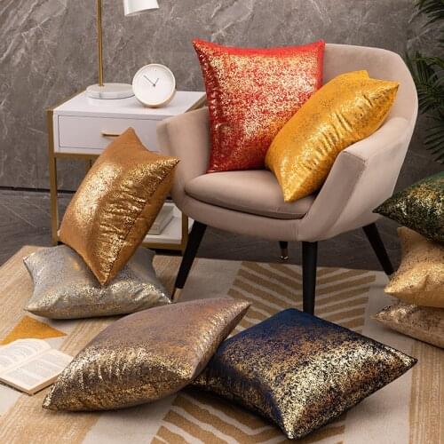 45*45 Bronzing Nordic Throw Cushion Cover Living Room Decorative Sofa Cushion Cover Pillowcase Home Decor Pillow cover 40791
