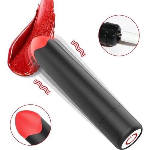 Discreet Mini Lipstick Vibrator Female Masturbation Bullet Vibrating Egg G-spot Vaginal Massage Jump Egg Sex Toys for Women