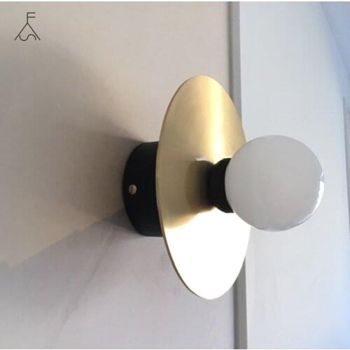 Nordic Simple Modern Areti Wall Lamp LOFT Creative Personality Living Room Bedroom Aisle Lamp Study Ball Wall Lamp Lighting