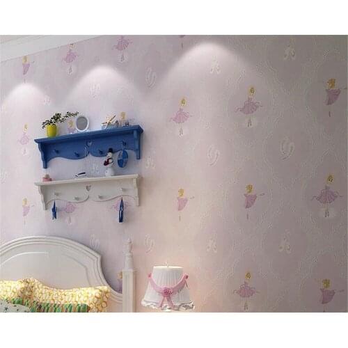 Beibehang wallpapers for living room Kids room wallpaper warm ballet girl photo wallpaper papier peint mural 3d Wallpaper roll