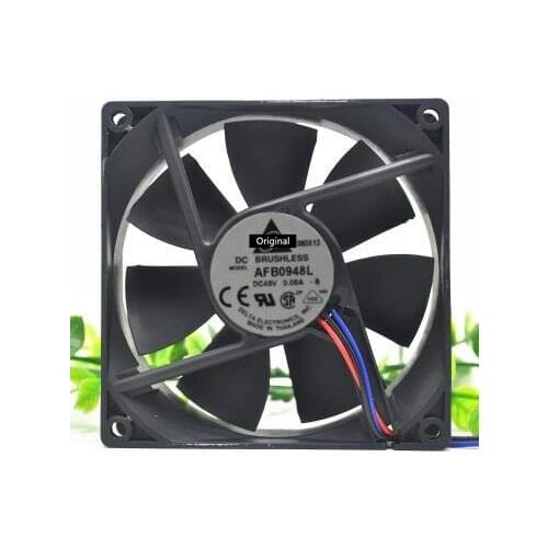 Original 100% working AFB0948L 9CM 9.2CM 90*90*38MM 92*92*38MM DC48V 0.08A 9225 9CM ball fan