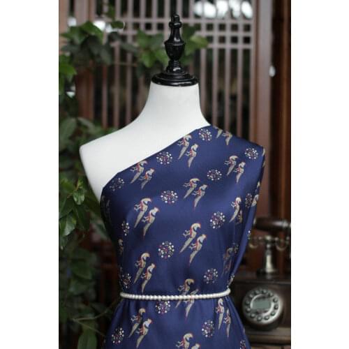 Song brocade silk cheongsam fabric ancient royal Song Dynasty Queens dress