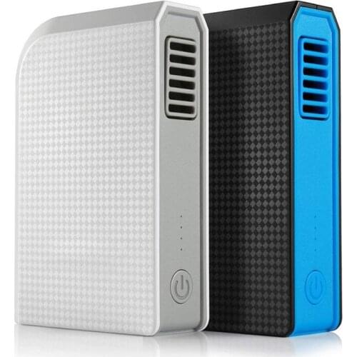 Hot TOD-Small Personal Fan with 6000mAh Power bank Mini Handheld USB Desk Fan with Portable Charger Best using in Travel School