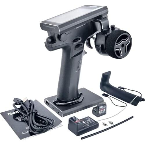 Flysky RC Noble NB4 Radio Transmitter with Receiver FGr4 V2 & FGr4s V2 4 Channels, 2.4GHz Remote Controller AFHDS 3