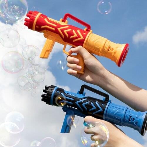 Handheld Automatic Bubble Maker Machine Gun, Electric Bubble Gun for Childrens Toddler Summer Outdoor Activities