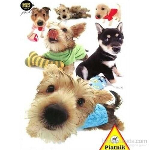 Puppy Dogs, Yoneo Morita (100 Piece Jigsaw Puzzle)