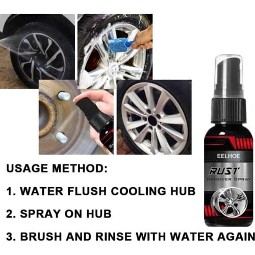 30ml Car Part Rust Removal Derusting Spray Car Rust Inhibitor Metal Surface Rust Remover Rust Prevention Car Maintenance Cleaner