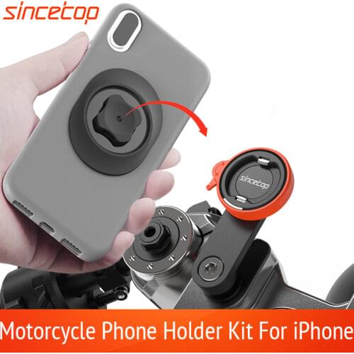 Universal Mobile Motorcycle Phone Holder Bicycle Moto Aluminum Quick Mount Stand Mountain Bike Handlebar Bracket for Harley