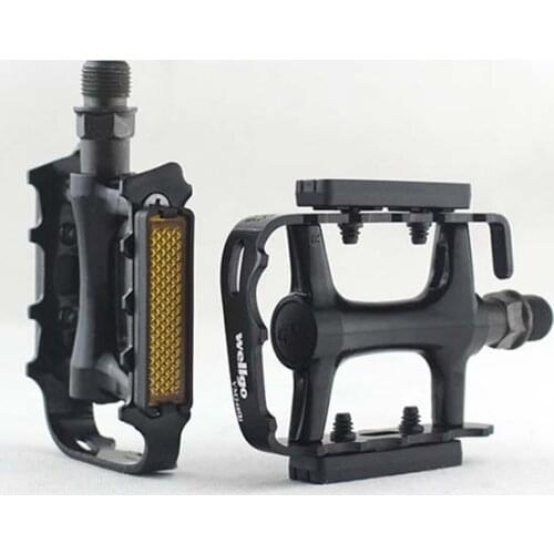 Bicycle Aluminum Pedals Wellgo Alloy Bicycle Road Bike MTB BMX Bike Threaded DU High Quality