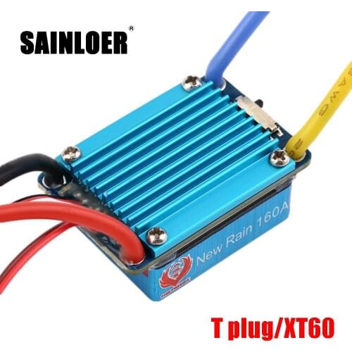 SAINLOER Waterproof RC Boat 160A ESC 380 Brushed Motor Speed Controller Dual Mode Regulator Band Brake for 1/12 RC Car Wholesale