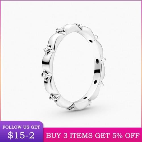 LByzHan Hot Sale 100% 925 Sterling Silver Ring For Women with Clear CZ Authentic Twist Of Fate Stackable Twisted Ring R7116