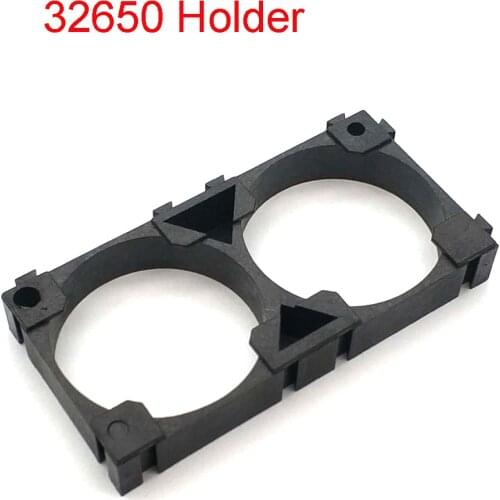 10 Pcs 32650 2x Battery Holder Bracket Cell Safety Anti Vibration Plastic Brackets For 32650 Batteries