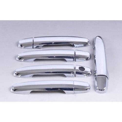 CITALL 10Pcs Car Styling Chrome Door Handle Cover Trim Moldings for Toyota RAV4 5Door 2006 2007 2008 2009 2010 2011 2012 2013