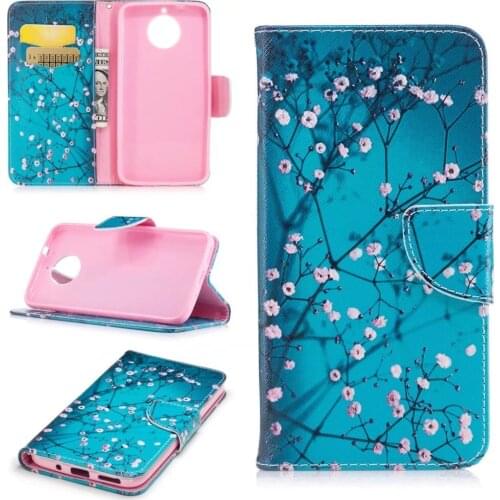10pcs/lot free shipping Butterfly Flower Wallet Leather Case For MOTO G6/G6 PLUS/G5/G5 PLUS