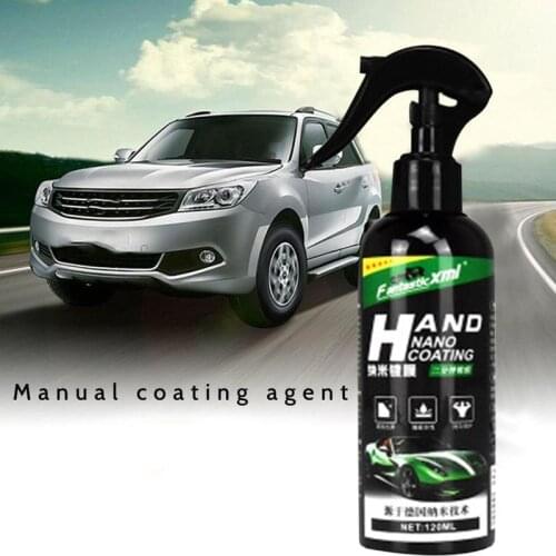 120ml Liquid Ceramic Spray Coating Top Coat Quick Nano-Coating Automotive Nano Spray Wax Agent Car Detailing Tools