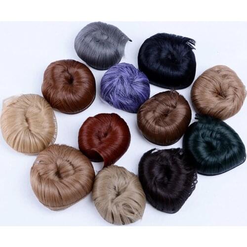 5cmx100cm Doll Colourful High-Temperature Wire Straight Hair 1/3 1/4 1/6 BJD Doll DIY Hair Fringe Bangs Wig Accessories