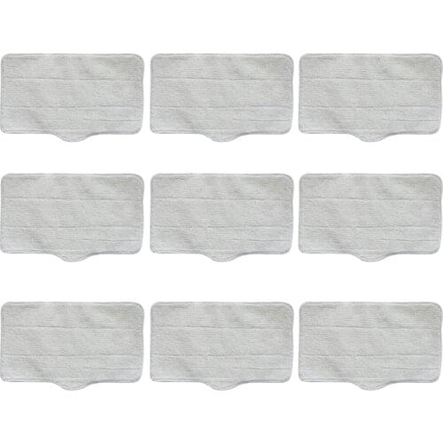 9Pcs for Deerma ZQ600 ZQ610 Handheld Steam Vacuum Cleaner Cleaning Mop Replacement Accessory Mop Cleaning Cloth