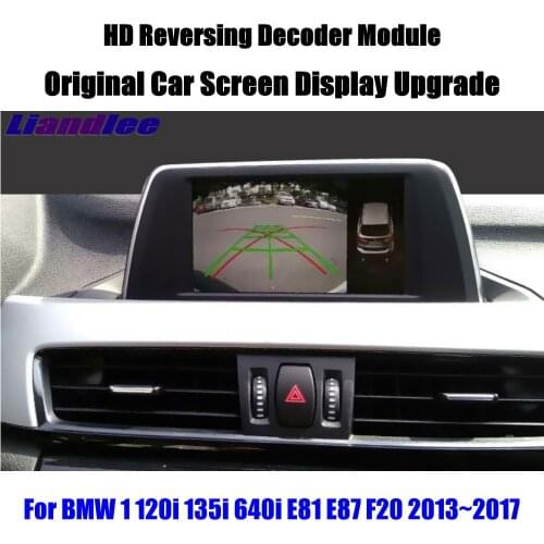 Car Front Rear Camera For BMW 1 2 3 4 Series E81 E82 E87 E88 F20 F30 F40 F52 F22 F45 F46 G20 Reverse Parking CAM HD Decoder