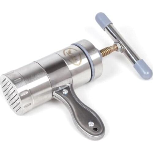 Household hand pressure noodle machine Stainless steel hand multi-function noodle press manual pressure surface, five modules