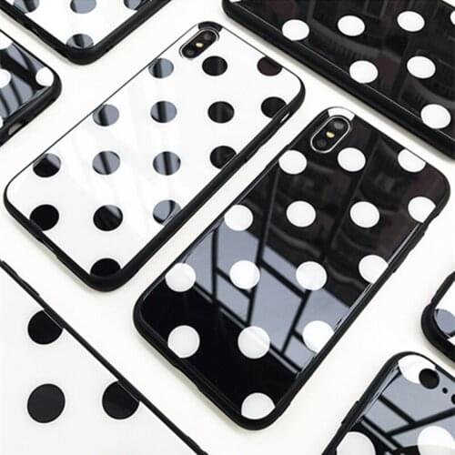 For VIVO S1 Pro Y5S Y7S Y9S U1 Z1X Z6 Z5i Z3i Z3X U3X S5 S6 U3 Case Vintage Wave point Hard Glass Cover For VIVO U1 Y71 Y66 Y73