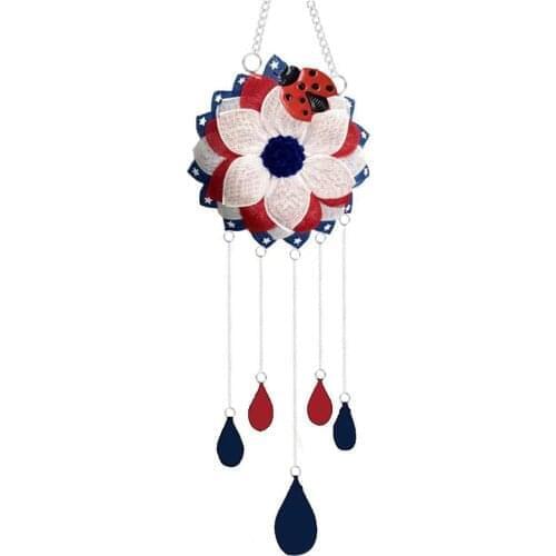 Independence Day Wind Chimes American National Day Decorations Door Hanging Charm Hanging Ornaments Bedroom Decorations Gift