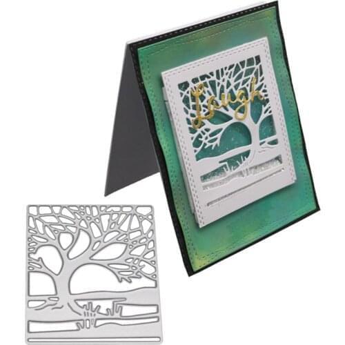 Trees Metal Cutting Dies Stencil DIY Scrapbooking Album Stamp Paper Card Embossing Craft Decor