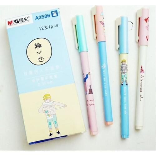 12PCS M&G chenguang 3506 full needle 0.38 gel pen