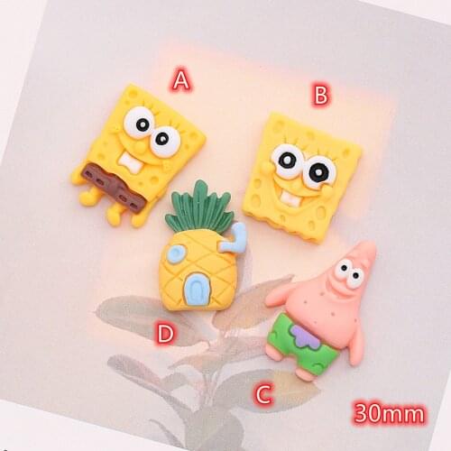 Flatback Resin Cabochons Scrapbook Craft 10pcs cute Cartoon Figure DIY Embellishments phone decor Headwear accessories