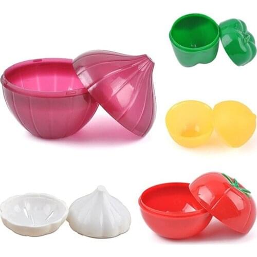 Crisper Onion Garlic Pepper Tomato Lemon Plastic Refrigerator Organizer Fruit Storage Box kitchen Vegetables Fruits Containers