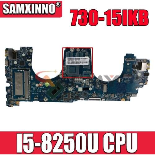 For Lenovo Yoga 730-15IKB 15.6 inch Laptop Motherboard SR3LA I5-8250U CPU DLZP5 LA-F661P 5B20Q96474 MAIN BOARD