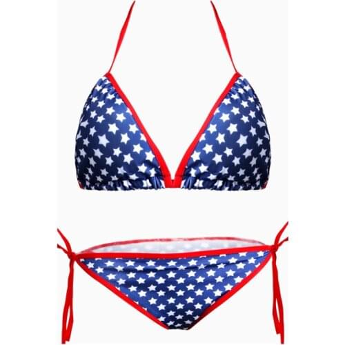 Sexy Kingdom European and American Beach Swimsuit bikin Cotton Pad Sexy Ladies Swimsuit Two-piece suit plus size