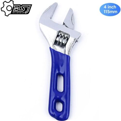 Adjustable Wrench Stainless Steel Universal Spanner Mini Nut Key Hand Tools Maximum 24mm Diameter Multi-Function Bathroom Wrench