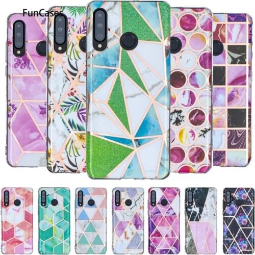 Luxurious Cases For telefon Huawei P30 Lite Glossy Soft TPU Cases sFor Positivo Huawei cellular Nova 4E Case Hawei Mobile Cover