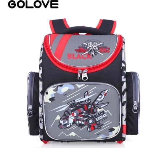 School Backpacks For boys Camouflage fighter Children School Bag Orthopedic Backpack Durable Mochila Escolar Grade 1-5 knapsack