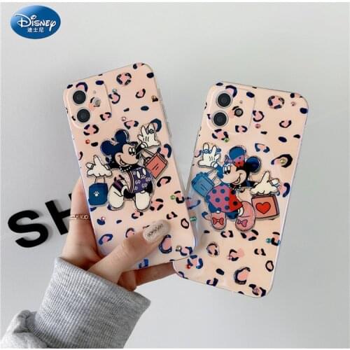 DISNEY 2021 Mickey Silicone Case for IPhone 11 Pro Xs Max iPhone 12 12PROMAX Official Liquid Silicon 360 Full Cover zz0727