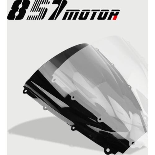 For Triumph Daytona 675 675R 2006 2007 2008 black Windshield Wind Screen Double Bubble