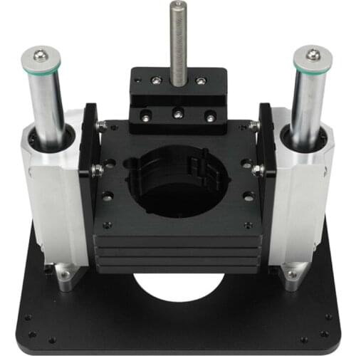 Woodworking Heavy Duty Router Lift w/ Router Insert Plate Mount Lift Flip Chip for Engraving Machine & Bakelite