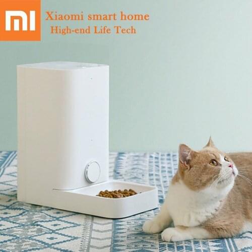 Xiaomi Smart Kitten Pets Feeder Fully Removable Washable Freshly Stored 1.5kg Cat Food Wifi Wireless Remote Control For Cat