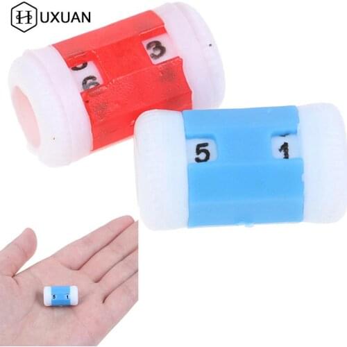 1/2pcs Plastic Crochet Knitting Needles Row Counter Knitter Needle Stitch Count Sewing Tools Accessory
