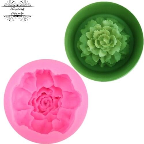1Pcs Carnation silicone soft candy mold cake decorating tool candy chocolate Soft Candy Mold